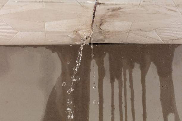 Professional Flood Damage Cleanup technician working in West Baldwin, ME